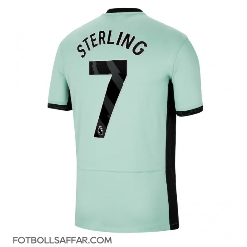 Chelsea Raheem Sterling #7 Tredjeställ 2023-24 Kortärmad